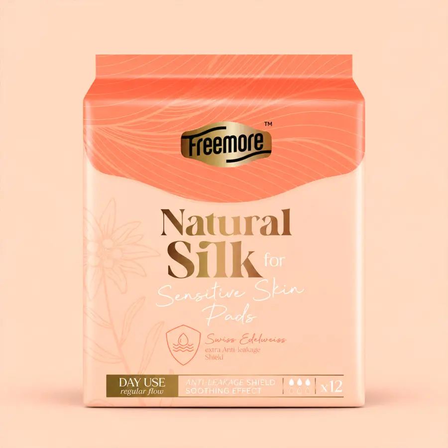 Прокладки Freemore Natural Silk Day/night use 290 мм 10 шт — 2