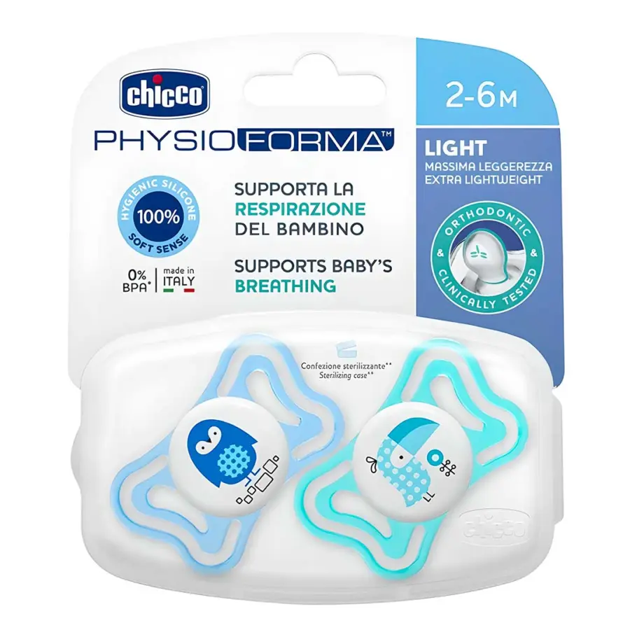 пустыш chic physiofor lig 2 6 мес две пти 2 шт — 2