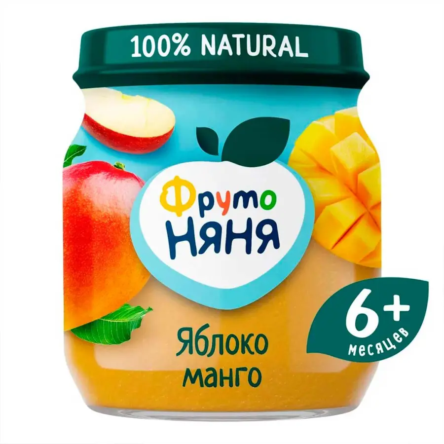 пюре фрутоня ябло и ман 100 гр с 6 мес — 2