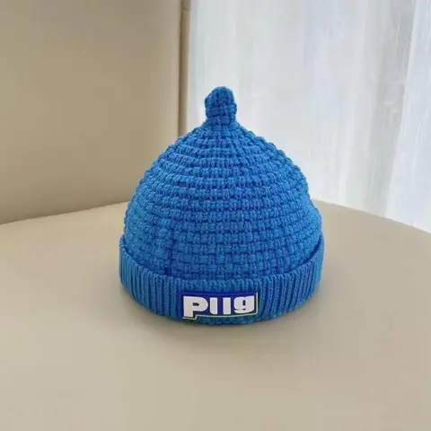 Фото Шапка вязанная Piig Синий