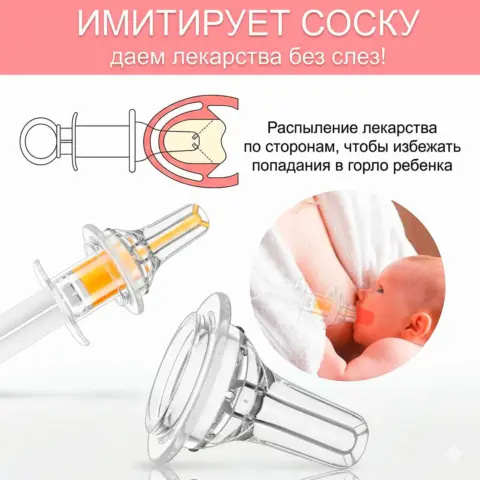 Фото Шприц-дозатор для приема лекарств