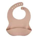 силиконов нагрудн canp babi bib with pock бежев
